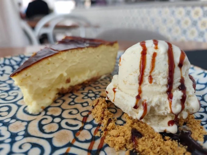 Tarta de queso al horno